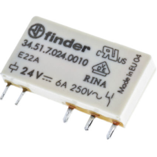 34.51.7.012.0010 6 A 12 V Finder Minyatür PCB Röle