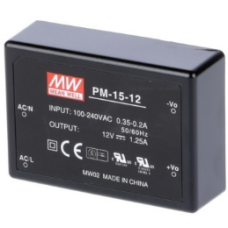 PM-15-12 15W 12V 1.25A AC-DC Power Medical Modül