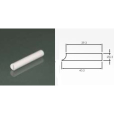 ER.09.124 6.2x40.3mm Alümina çubuk klavuz-rode guıdes 