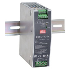 DDR-240A-24 Giriş:16,8-33,6VDC,Çıkış:24VDC 10A Ray montaj DC-DC Çevirici