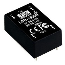 LDD-1500H Giriş; 9 - 52VDC Çıkış ; 2-46VDC 1500mA Sabit Akım Çıkışlı DC-DC Led Driver