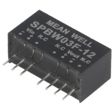 Mean Well SPBW03F-12 3W 9-36VDC 12VDC 250mA Regüleli Tek Çıkışlı İzole Dönüştürücü